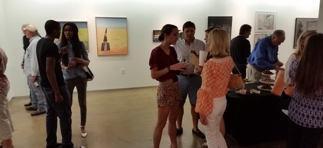 Artspace 111 Fort Worth Selfie with Anne Weary, Vera Barnett and Eric Miller