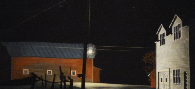 George Ault Painting at Cult of the Machine