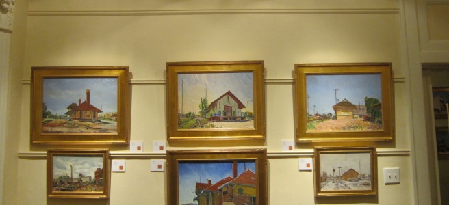 Paintings by Jack Erwin at Turner House, Dallas