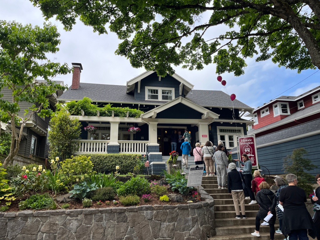 Craftsman Home on during a home tour in the Irvington neighborhood of Portland