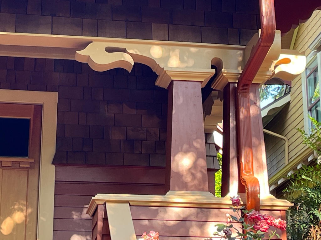 Detail on Craftsman Home in Portland, Oregon