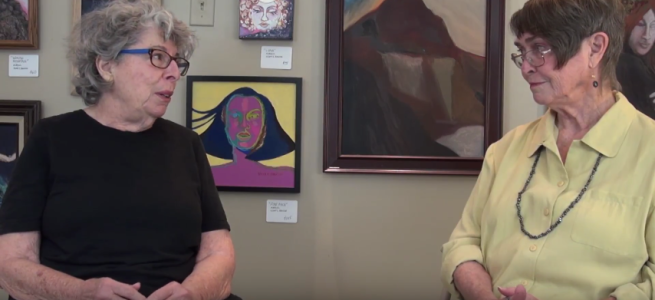 Vicky Balcou and Tina Woodruff