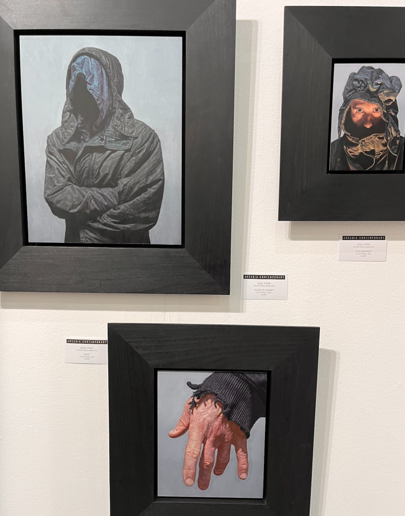 realistic figural paintings by Jesse Stern.